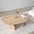 Hanah Home Klub sto Rock, 105x35x65 cm, Bež