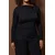 Trendyol Curve Ženska bluza Tbbaw26Af00088, Crna