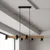 Brilagi - LED RGBW prigušiva luster na sajli SELE 6xGU10/6,5W/230V crna/hrast