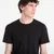 Majice Calvin Klein Ss Slim Stretch Cotton Crewneck Tee Black L