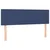 Vidaxl Box spring postelja z vzmetnico modra 140x200 cm blago