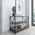 HANAH HOME Polica Zena Walnut Black