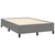 Vidaxl Box spring postelja z vzmetnico temno siva 120x190 cm blago