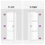 Staklena vrata Rezbarija Crna 83 x 3,5 x 201,5 cm Aluminij