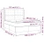 Vidaxl Box spring postelja z vzmetnico temno rjav 140x190 cm blago