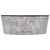 Umivaonik crni O 40 x 15 cm mramorni