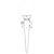 Lessentiel Maison Spoljna zidna lampa BBO-68171-BSY, 50 cm, E27, 40W, IP65, Crna