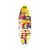 WallXpert dekorativna daska za surf od pleksiglasa Mvsf19L, šarena ilustracija sa simbolima Kolumbije, 50 x 100 cm
