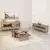 Hanah Home Komoda Nice 180x80x40cm Bronzano-Zlatna