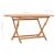 Sklopivi vrtni stol 160 x 80 x 75 cm od masivne tikovine