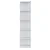 Hanah Home Polica za knjige Ktp-325-Bb-1, 43x182x26 cm, Bela