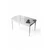 HANAH HOME Trpezarijski sto Zen White
