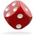 Kockice Oakie Doakie Dice D6 16 mm Solid - Red (12)