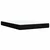 vidaXL Postelja boxspring z vzmetnico Črna 160 x 200 cm Blago