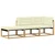 Sekcionalna sofa s jastukom Bijela 241,5 x 83 x 73 cm