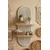 HANAH HOME Zidna polica Artmtkwll2D White