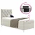 KONDELA Guliette 90 boxspring postelja