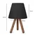 Opviq Stona lampa AYD-3169, Crna