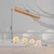 Globo 16047-4H - LED luster na sajli VIRINA LED/32W/230V 3000K zlatna