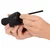 Rebel Glans Masturbator with 3 attachable Dilators Black