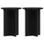 Stalak za biljke 2 pcs Crna O29,5 x 40 cm Konstruirano drvo
