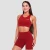 GymBeam Ignite Sports Bra Dark Red