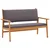 Sjedeća garnitura za vrt 4 pcs Smeđa 120 x 65,5 x 79 cm