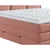 MID.YOU POSTELJA BOXSPRING 180 cm  x 220 cm , tekstil starinsko roza