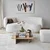 Hanah Home Klub sto Saga Square, 90x35x90 cm, Krem