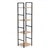 ModernHome Drvena polica sa metalnim LOFT okvirom, 4 nivoa, u boji hrasta CWJ3024112L WO