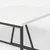Hanah Home Klub sto Pal Orta Sehpa 88x38x50cm Belo-Crni