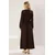 Trendyol Modest Ženska haljina Tctss25Eb00096, Smeđa