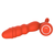Chisa Kissen Glitz Vibration + Thrusting Dual Orgasm Vibrator Red