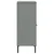 Regal za knjige s metalnim nogama sivi 90x35x90,5 cm drvo OSLO