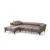 ATELIER DEL SOFA Ugaona garnitura Hamlet Left Light Brown