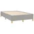 Vidaxl Box spring postelja z vzmetnico svetlo siva 120x190 cm blago