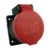 shumee 230V 16A IP55 T25 švicarska vtičnica PCE rdeča 1804