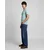 Calvin Klein Jeans NY CHEST BOX LOGO T-SHIRT Modra