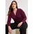 Trendyol Curve Ženska bluza Tbbaw26Af00135, Ljubičasta