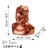 Aberto Design Dekorativna figura Yak-041, 35x42x32 cm