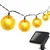 Aigostar - LED solarni niz 10xLED/3,8m IP44 topla bela
