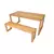 CAPOARTI Lesena klop OAK MASSIVE, 100 cm