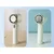 INF Ročni mini ventilator na USB, 5-stopenjski, s karabinom Green, (5000286492)