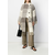 Jil Sander - checked tassel coat - women - Neutrals