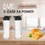 Cook-It Blender Smoothie Maker To Go, 2 čaše, 350W, Crni