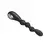 Analni vibrator Federer, 22.2cm, Crni