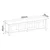 HANAH HOME TV polica Vachel White