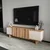 HANAH HOME TV polica Diana Beige Walnut