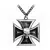 Ovratnik Črna Knight's Križ ALCHEMY GOTHIC - P617