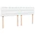 vidaXL Box spring postelja z vzmetnico bela 200x200 cm umetno usnje